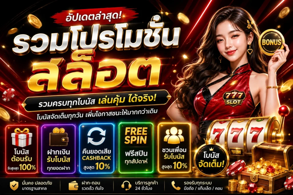 รวมโปรโมชั่นสล็อต